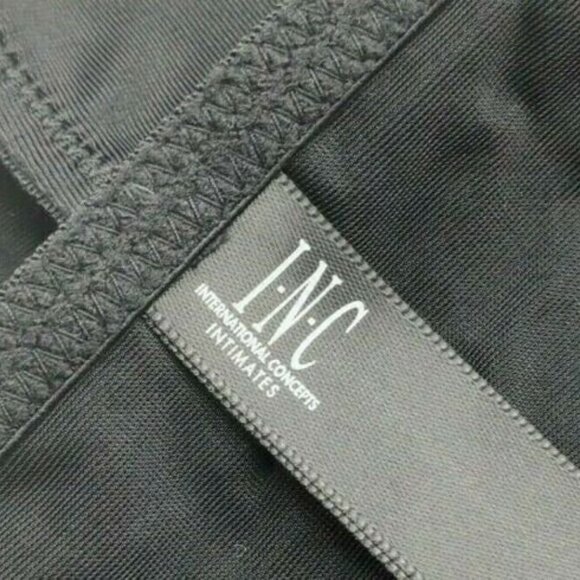 INC International Concepts Womens Lace Inset Hipster Panties Black Size 2X NEW - Picture 3 of 7